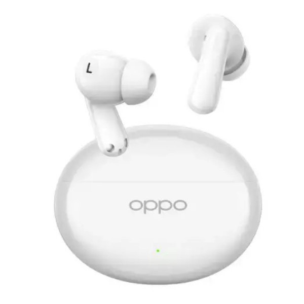 Oppo Enco Air4 In-ear Bluetooth Handsfree Ακουστικά με Αντοχή στον Ιδρώτα και Θήκη Φόρτισης Silky White
