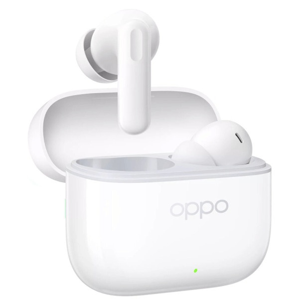 Oppo Enco Buds3 Pro Bluetooth Handsfree Ακουστικά με Αντοχή στον Ιδρώτα και Θήκη Φόρτισης Λευκά
