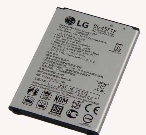 Original Genuine LG Battery for LG K4 2017 / K8 2017 (BL-45F1F) (Bulk)
