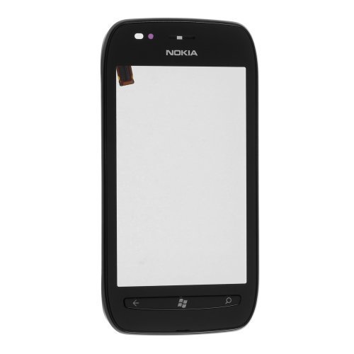Original Nokia Lumia 710 Touch Panel Digitizer with Frame (Black) for Nokia Lumia 710 + frame