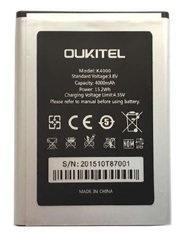 OUKITEL K4000 Battery 3.8V 4000mAh 15.2Wh K4-BAT