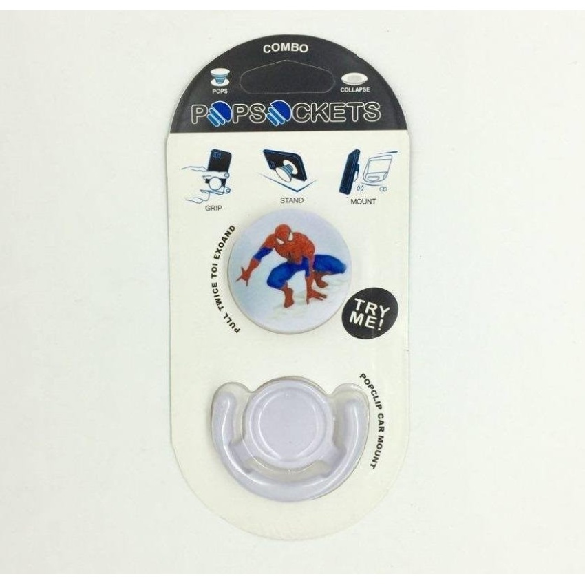PopSocket Universal Phone Grip, Stand & Holder for Mobile Phones - 'SPIDERMAN' (Popsockets)
