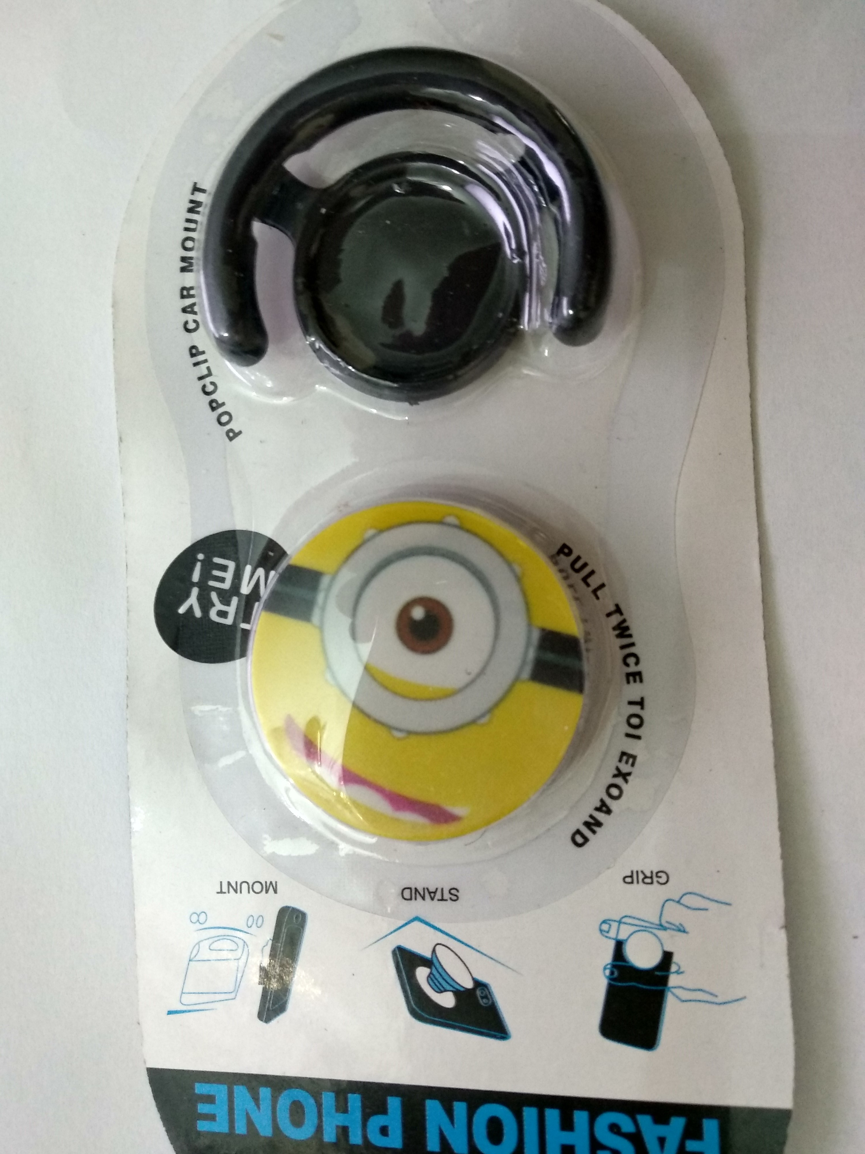 PopSockets Universal Mobile Phone Grip, Stand & Holder - Minion
