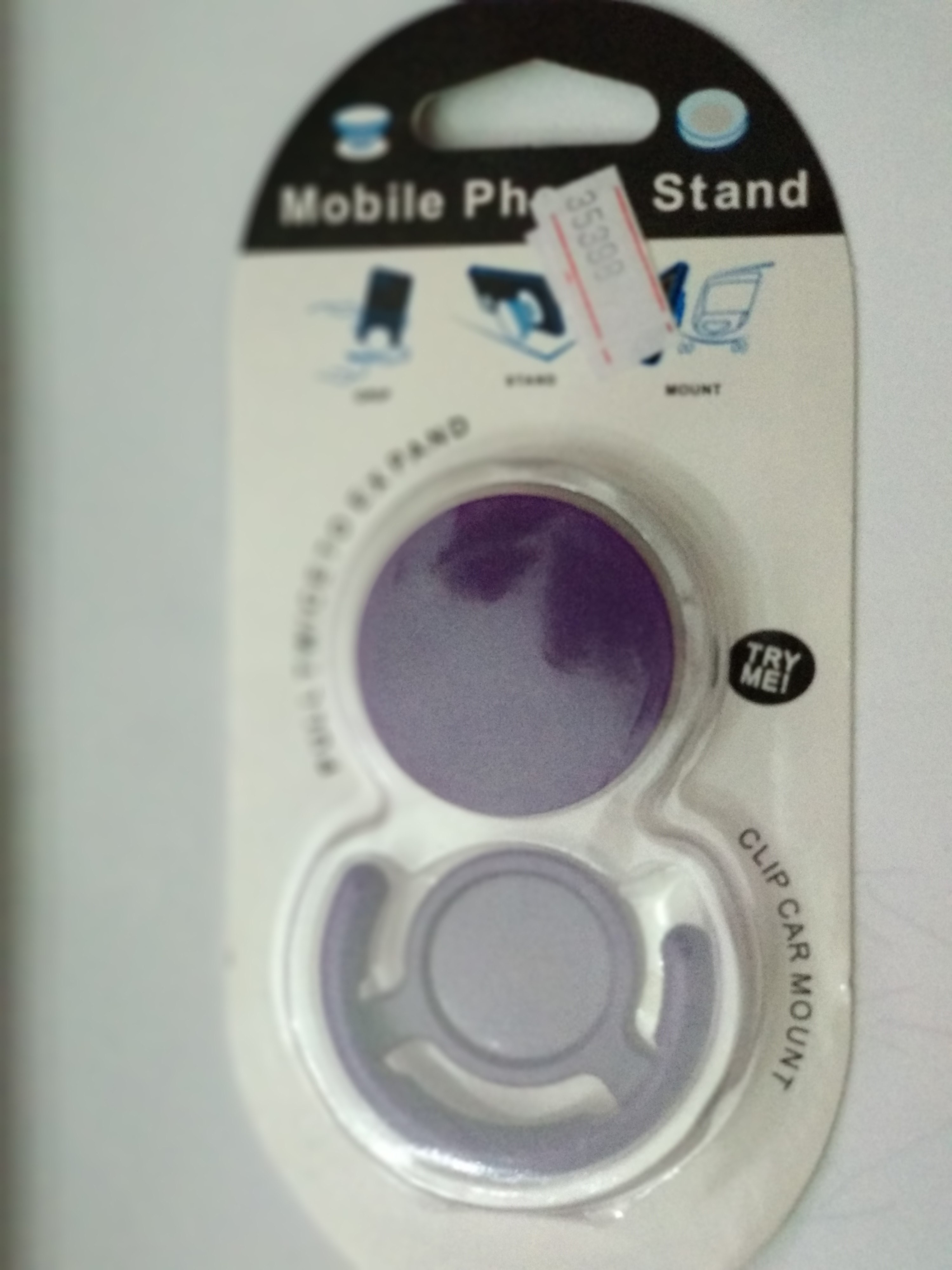 Popsockets Universal Cell Phone Grip And Stands/Holder For Mobile Phones  ''Μωβ χρωμα''