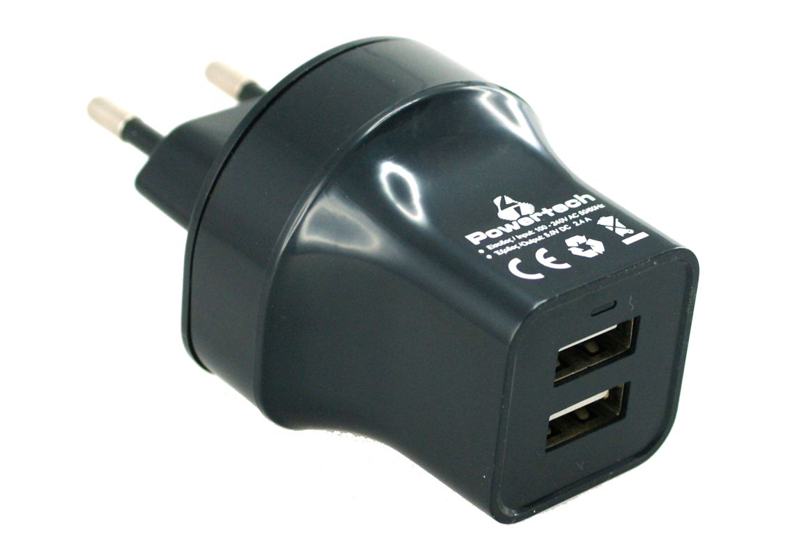 POWERTECH Φορτιστής 2.4A - 2 x USB
