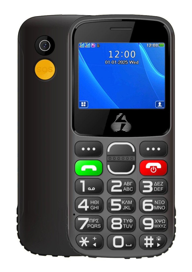 Powertech Sentry Eco 2 Mobile Phone (, Dual SIM, Camera) (2.31-inch) (Black)