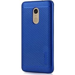 POWERTECH Θήκη Metal TPU για Κινητή Τηλεφωνία cases for xiaomi redmi note 4, Carbon Armor ΜΠΛΕ ΧΡΩΜΑΤΟΣ