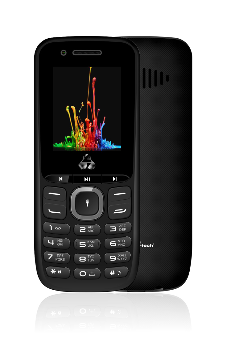 Powertech Milly Small PTM-14 Dual SIM Multimedia Mobile Phone (Black)