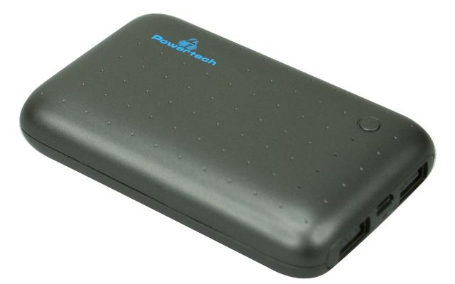 Powertech 6000mAh Power Bank with Dual USB Ports (Black) (Universal)