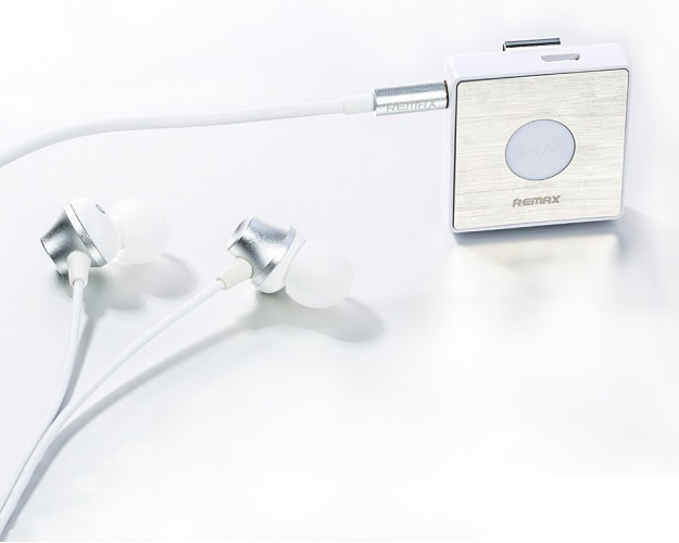 Remax RB-S3 Sports Lavalier clip Clip-on Bluetooth Headset Wireless Stereo Headphone Earphone Bluetooth V4.1 Λευκό RM4-020-WHT
