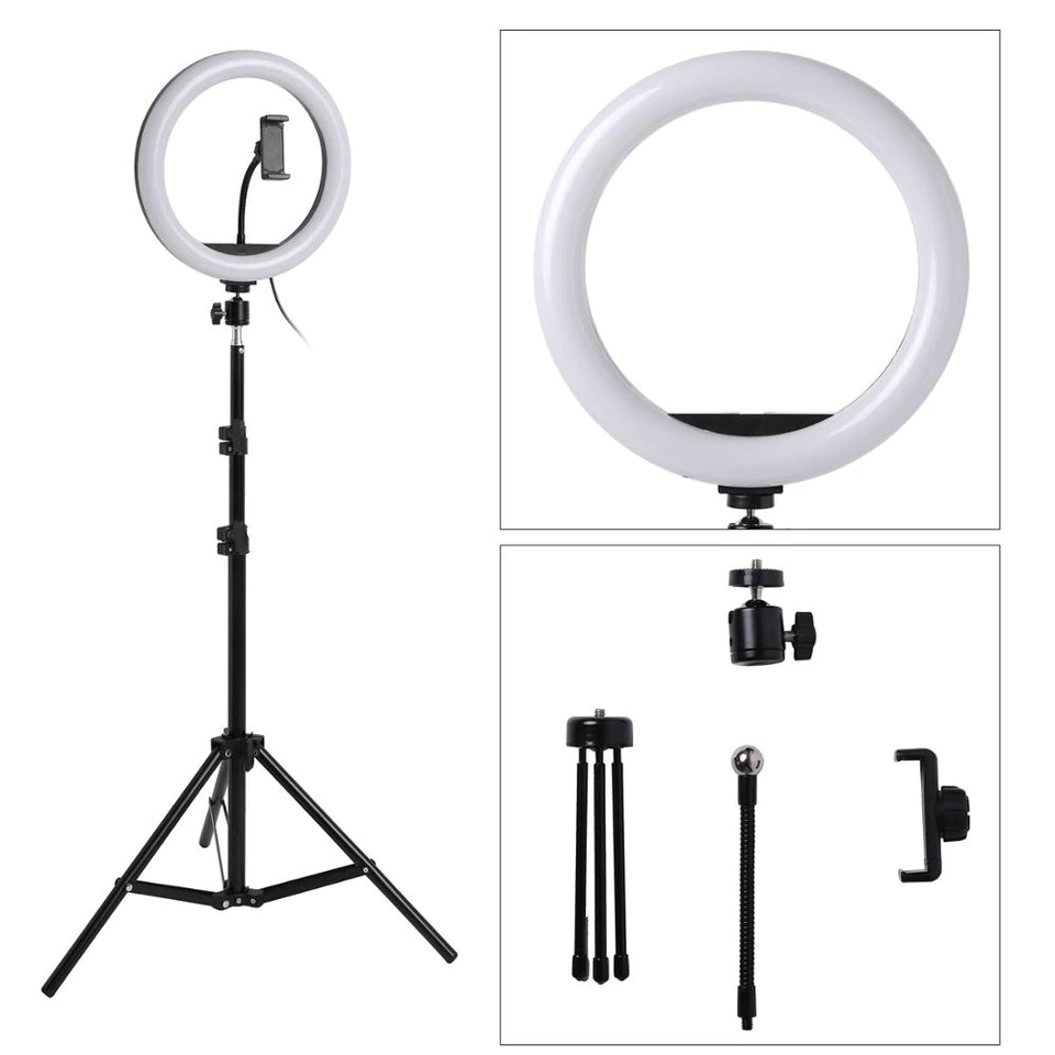 Ring Fill Light 26CM With Phone Clip