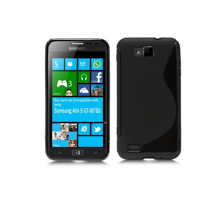 Samsung Ativ S i8750 TPU Silicone Case (SI8750SCB) (Black) (OEM)