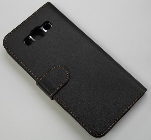 Samsung Galaxy A8 (A800F) - Δερμάτινη θήκη Πορτοφόλι Μαύρο (ΟΕΜ)