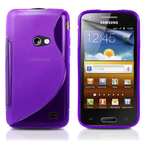 Samsung Galaxy Beam i8530 Θήκη Σιλικόνης TPU Gel Μωβ (ΟΕΜ)
