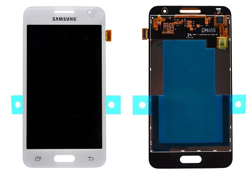Samsung Galaxy Core 2 SM-G355 - Original Lcd And Touch White GH97-16070A