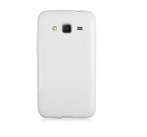 Samsung Galaxy Core Prime TPU Gel S-Line Case (SM-G360F-TPU) (SM-G360F) (White) (OEM)
