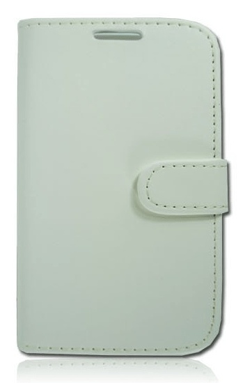 Samsung Galaxy Express 2 G3815 - Leather Wallet Stand Case White (OEM)
