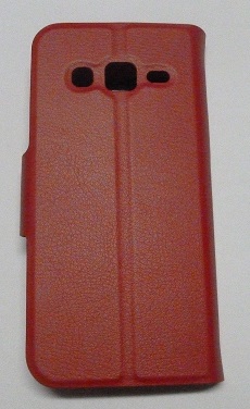 Samsung Galaxy Express 2 G3815 - Leather Stand Case With Window Red (OEM)
