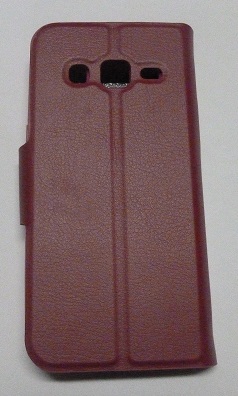 Samsung Galaxy Express 2 G3815 - Leather Stand Case With Window Bordeaux (OEM)