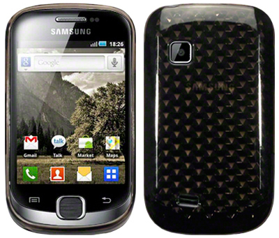 Samsung Galaxy Fit S5670 Silicone Case (Black Diamond) (OEM)
