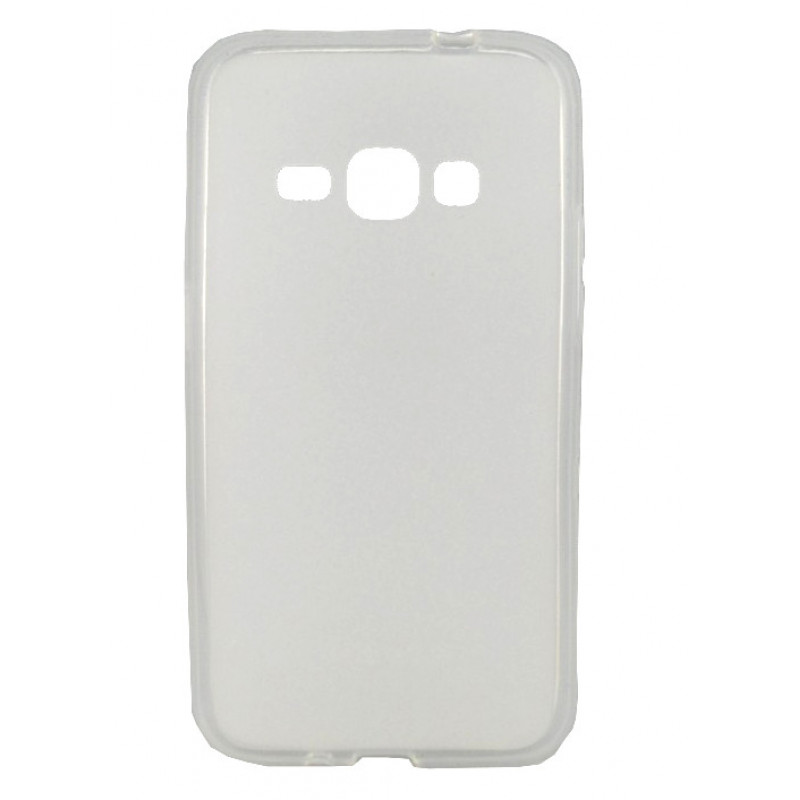 Samsung Galaxy J1 2016 - Θήκη TPU clear white case (OEM)