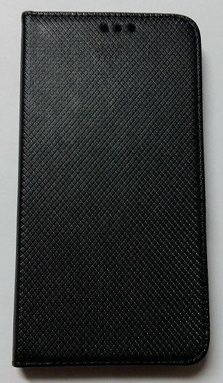 Samsung Galaxy J7 (J700F) - Leather Wallet Case With Back Cover Silicone Black (OEM)