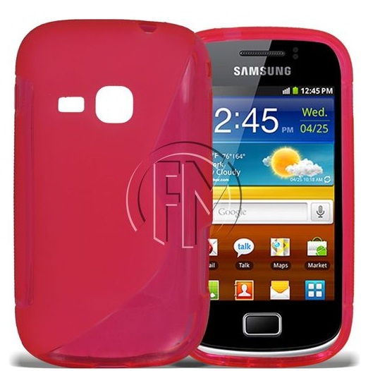 Samsung Galaxy Mini 2 S6500 Θήκη Σιλικόνης TPU S Line Ροζ (ΟΕΜ)