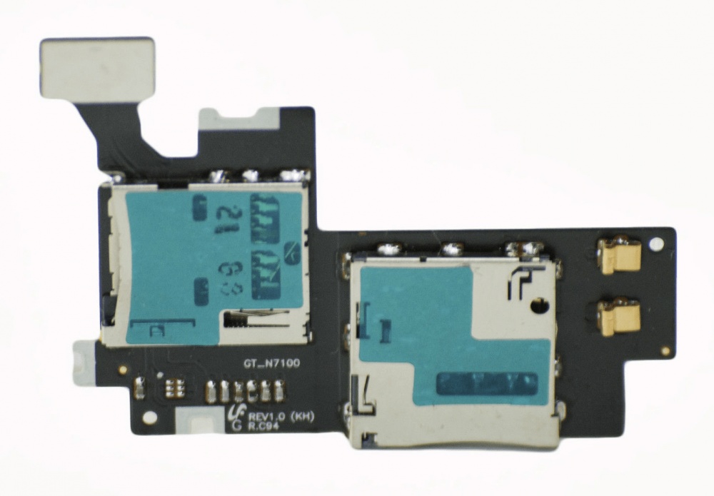 Samsung Galaxy Note 2 SIM Card & Memory Card Flex (GT-N7100)