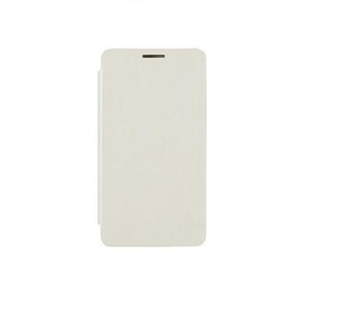 Samsung Galaxy Note 3 N9005 Flip Case with Back Cover & Battery Back Cover - White Battery Cover (OEM)