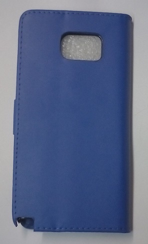Samsung Galaxy Note 5 - Δερμάτινη Stand Θήκη Πορτοφόλι Μπλε (OEM)
