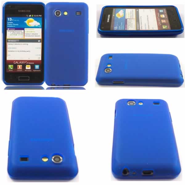 Samsung Galaxy S Advance I9070 Silicone Case (Blue)