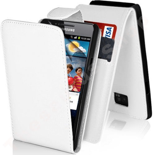 Samsung Galaxy s II i9100 / Plus i9105 Δερμάτινη Θήκη Flip Λευκό SGS2I9100LFCW OEM Samsung Galaxy s II i9100 / Plus i9105 Δερμάτινη Θήκη Flip Λευκό SGS2I9100LFCW OEM