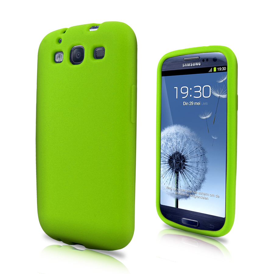 Samsung Galaxy S 3 (I9300) Silicone Case - Light Green