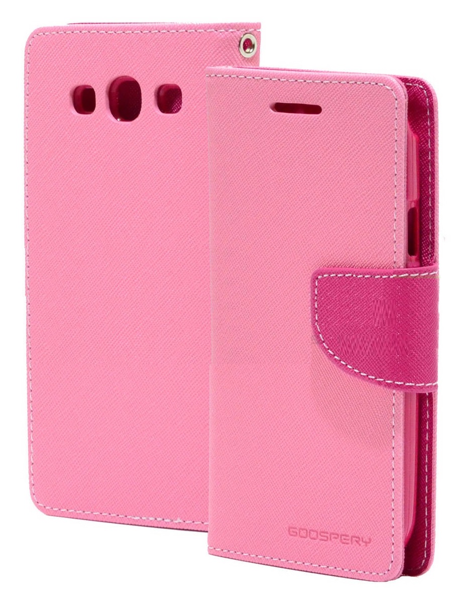 Samsung Galaxy S3 Neo i9301 - Θήκη Book Goospery Fancy Diary Neo Ρόζ - Φούξια (Mercury)