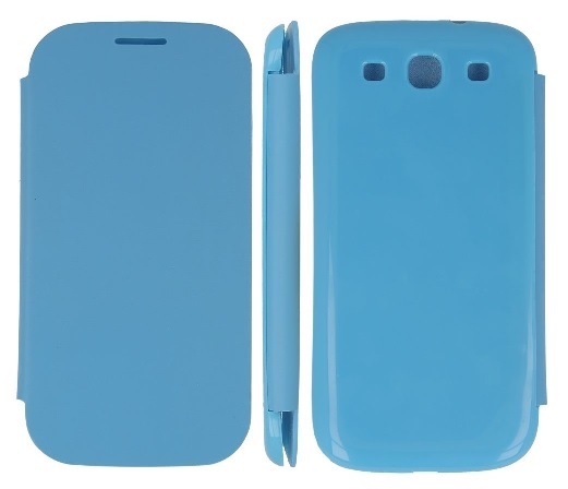 Samsung Galaxy S3 Neo i9301 - Θήκη Flip Με Πίσω Καπάκι Μπαταρίας Γαλάζιο (OEM)