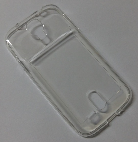 Samsung Galaxy S4 i9500 - TPU GEl Case With Credit Card Slot Clear (OEM)