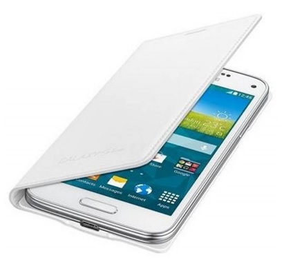 Samsung Galaxy S5 Mini G800F - Book Style Case for Samsung (EF-FG800BWEGWW) (White) (Samsung)