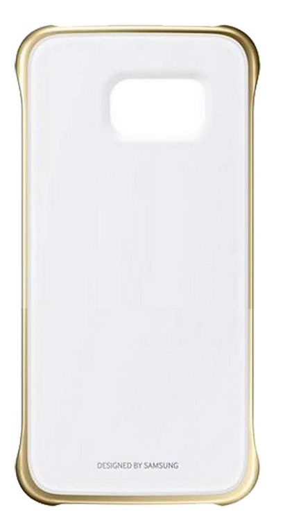 Samsung Galaxy S6 Edge Plus- Θήκη Faceplate Samsung Clear CoverΔιάφανο - Χρυσό (Samsung)