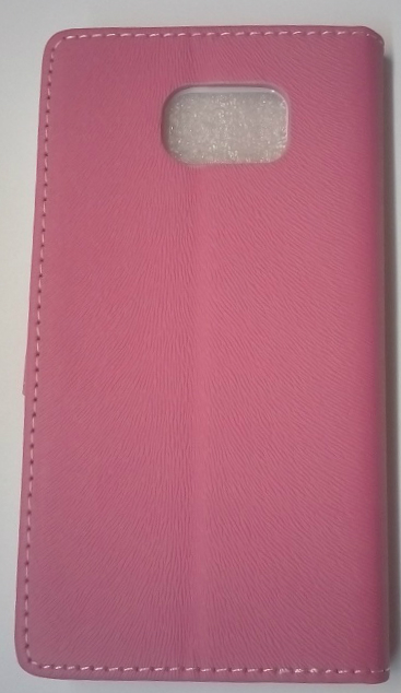 Samsung Galaxy S6 G920F - Δερμάτινη Stand Θήκη Πορτοφόλι με Πλαστικό Πίσω Κάλυμμα φούξια/Λευκό (ΟΕΜ)