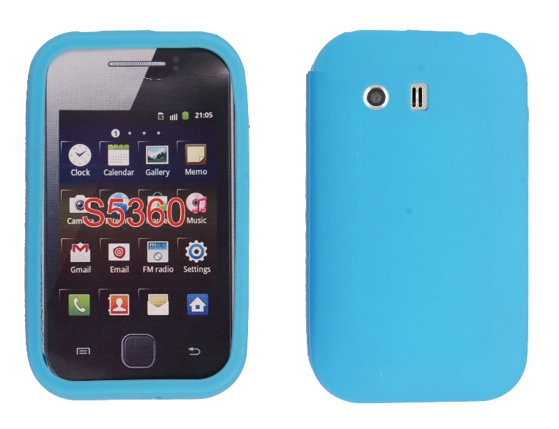 Samsung Galaxy Y S5360 - Soft Silicone Case Light Blue (OEM)