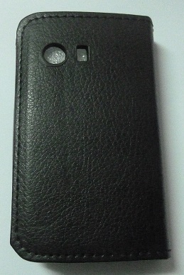 Samsung Galaxy Y S5360 - Leather Wallet Case Black (OEM)
