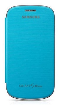 Samsung Galaxy S 3 mini Book Case - (Blue) (Samsung) i8190 (EFC-1M7FLECSTD)