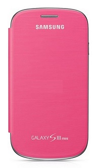 Samsung Galaxy S 3 mini Book Case - (Pink) (Samsung) i8190 (EFC-1M7FPEGCHN)