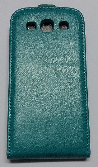 Samsung I9300 Galaxy S III S3 - Leather Flip Case Turquoise (OEM)