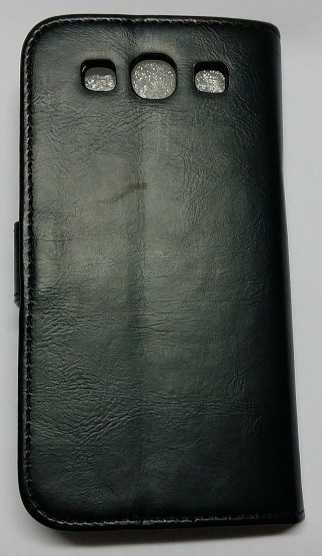 Samsung I9300 Galaxy S III S3 Δερμάτινη Θήκη Stand Πορτοφόλι Μαύρη