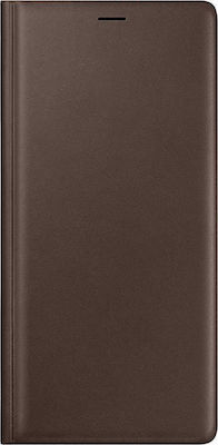 Case for Samsung Leather View Cover Brown Galaxy Note 9 (OEM)