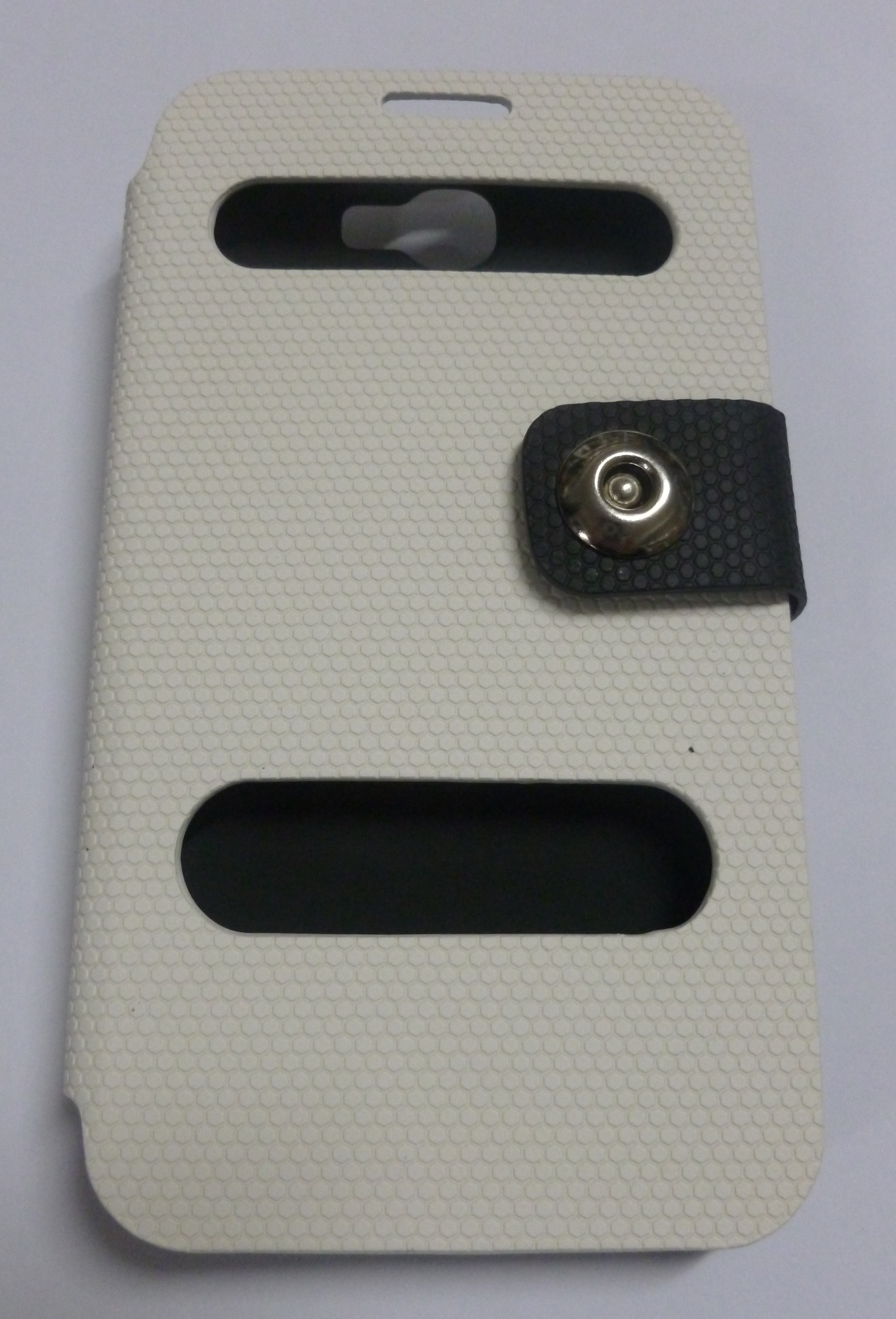 Samsung N7100 Caller iD dot matrix Θήκη Λευκό (OEM)