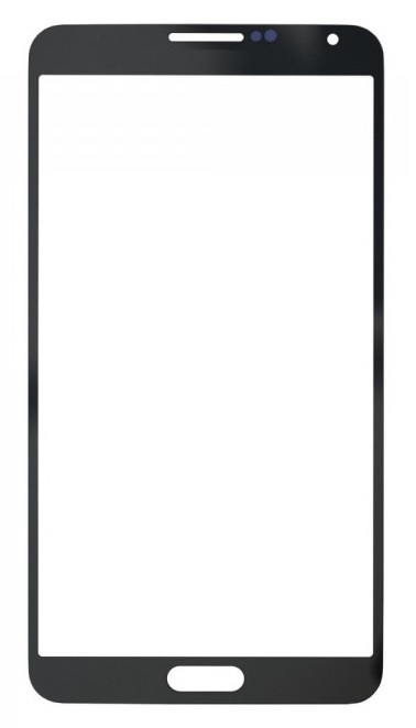 Samsung Galaxy Note 3 N9000 / N9005 Front Glass Lens (Black) (Bulk)