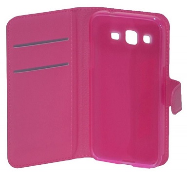 Samsung Galaxy Core (SM-G360F) Book Ancus Teneo TPU Case (Fuchsia) (Ancus)