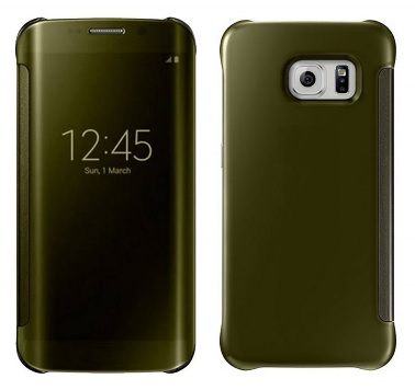 Samsung SM-G920F Galaxy S6 - Θήκη Book Ancus Mirror Χρυσαφί (Ancus)